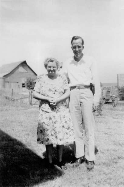 Mary (Holmes) Stevens & Harold Stevens at Grand Junction, CO