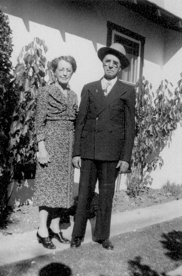 Walt & Laura May (Ebert) Stevens taken on their 45th wedding anniversary