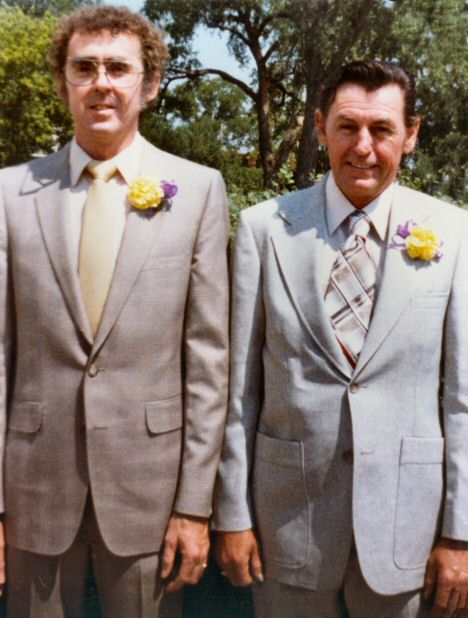 Bob Stevens and Jim Stevens, taken at the Culver Methodist Church