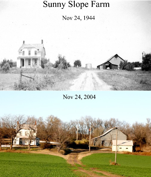 Sunny Slope Farms - Before November 1944 and Now November 2004