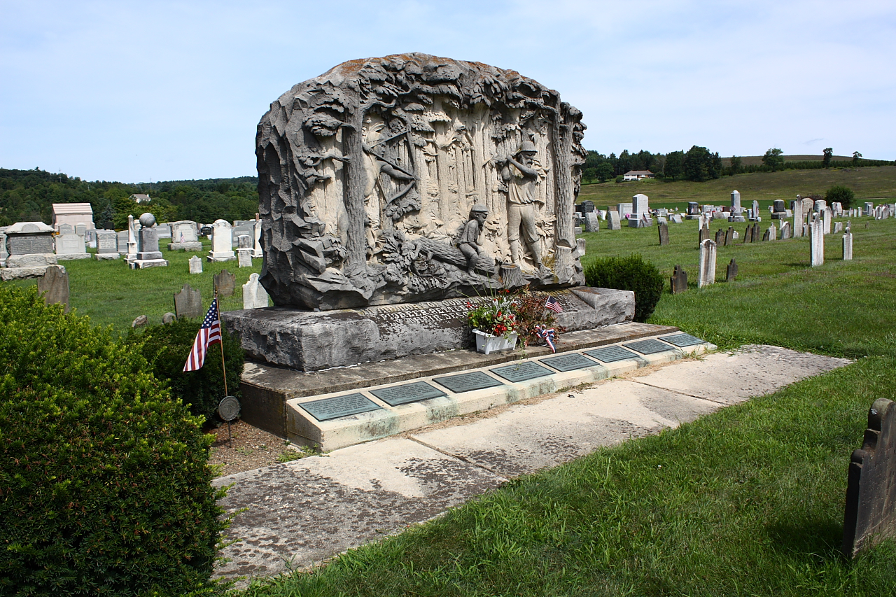 The Kresge Family Monument, Gilbert, Monroe County, Pennsylvania, Dedicated 19 Aug 1915