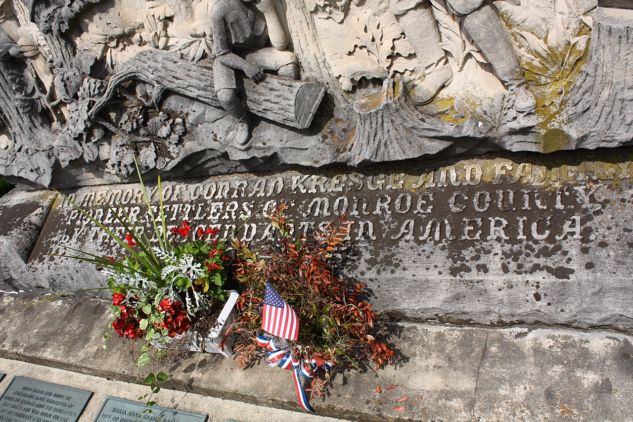 The Kresge Family Monument, Gilbert, Monroe County, Pennsylvania, Dedicated 19 Aug 1915