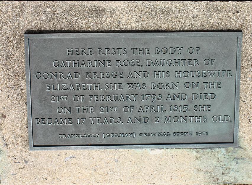 Catherine Kresge Plaque