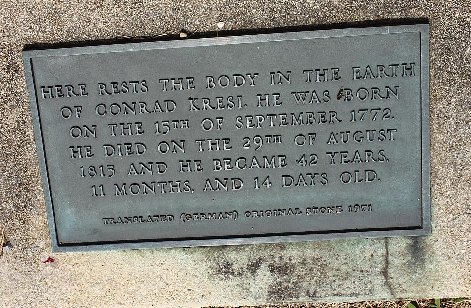 Conrad Kresge Jr. Plaque