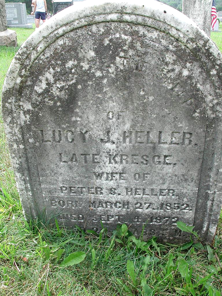 Louisa Jane Kresge Heller Tomestone
