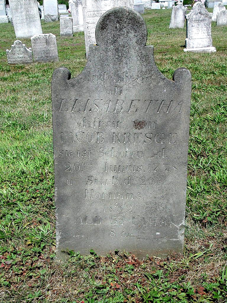 Elizabeth (Renner) Kresge Tombstone