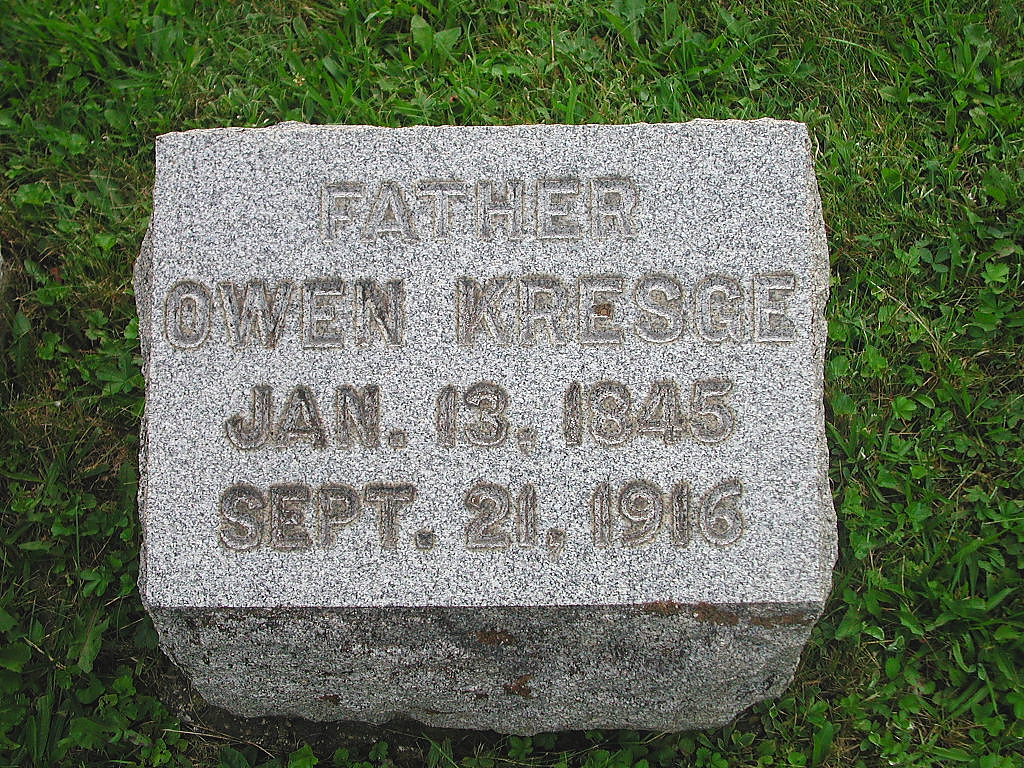 Owen Kresge Tomstone