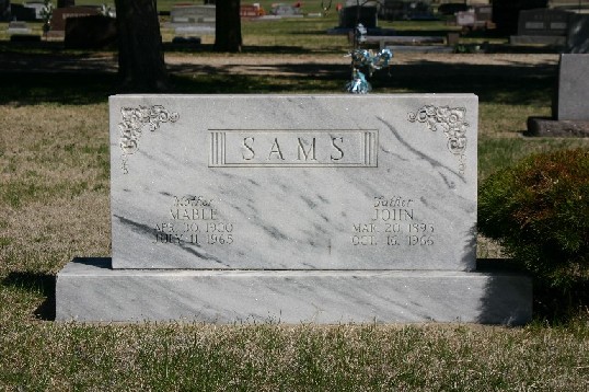 John & Mabel (Haley) Sams