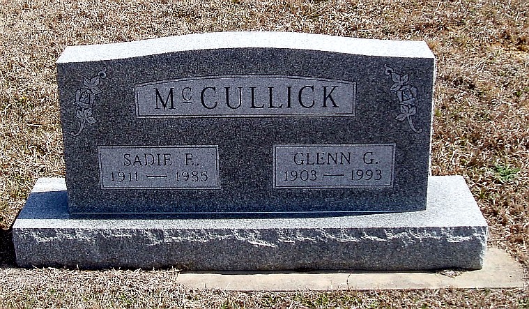 Glenn G. & Sadie E. (???????) McCullick